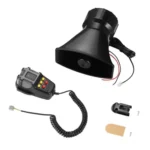 HW-1006B 12V 100W 125dB 5-tone Car Electric Alarm Air Horn Siren Speaker 5 Sound Tone Super Loud with Mic - Image 7