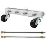 Car Body Chassis Car High Pressure Washing Machine Car Bottom Water Washing Machine 4 Nozzle Cleaner Set, Extension Rod Length: 34cm - Image 2