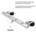 Car Body Chassis Car High Pressure Washing Machine Car Bottom Water Washing Machine 4 Nozzle Cleaner Set, Extension Rod Length: 34cm - Image 4