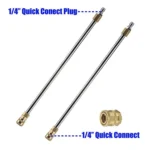 Car Body Chassis Car High Pressure Washing Machine Car Bottom Water Washing Machine 4 Nozzle Cleaner Set, Extension Rod Length: 34cm - Image 6