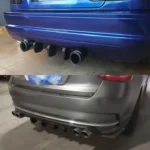 Universal Car-styling Carbon Fiber Texture Plastic Rear Spat Valance Lip - Image 6