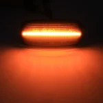 2 PCS DC12V / 3W Car LED Dynamic Blinker Side Lights Flowing Water Turn Signal Light for Audi, Yellow Light - Image 5