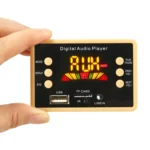 Car 12V Color Screen Audio MP3 Player Decoder Board FM Radio TF Card USB, with Bluetooth Function & Remote Control - Image 5