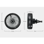 F203A Portable Car Air Outlet Electric Cooling Fan - Image 4