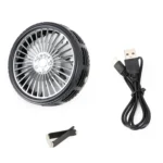 F203A Portable Car Air Outlet Electric Cooling Fan - Image 7