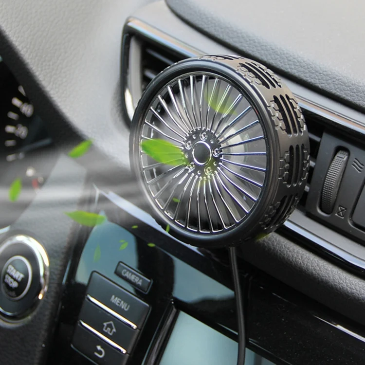 CRP2293_15.webp F203B Portable Car Air Outlet Sucker Electric Cooling Fan with Aromatherapy - Image 16