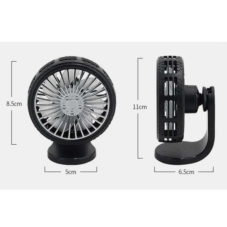 CRP2293_3.webp F203B Portable Car Air Outlet Sucker Electric Cooling Fan with Aromatherapy - Image 4