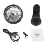 F203B Portable Car Air Outlet Sucker Electric Cooling Fan with Aromatherapy - Image 8