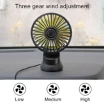 F402 Portable Car Center Console Sucker Electric Cooling Fan with Aromatherapy - Image 14
