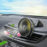 F402 Portable Car Center Console Sucker Electric Cooling Fan with Aromatherapy - Image 16