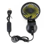 F402 Portable Car Center Console Sucker Electric Cooling Fan with Aromatherapy - Image 5