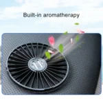 F402 Portable Car Center Console Sucker Electric Cooling Fan with Aromatherapy - Image 10
