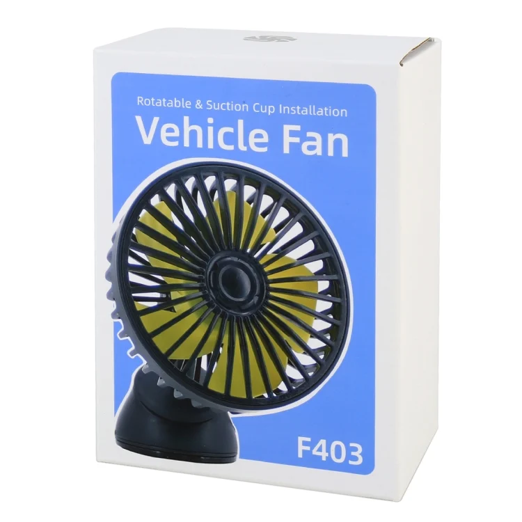 CRP2295_10.webp F403 Portable Car Center Console Sucker Electric Cooling Fan with Aromatherapy - Image 11