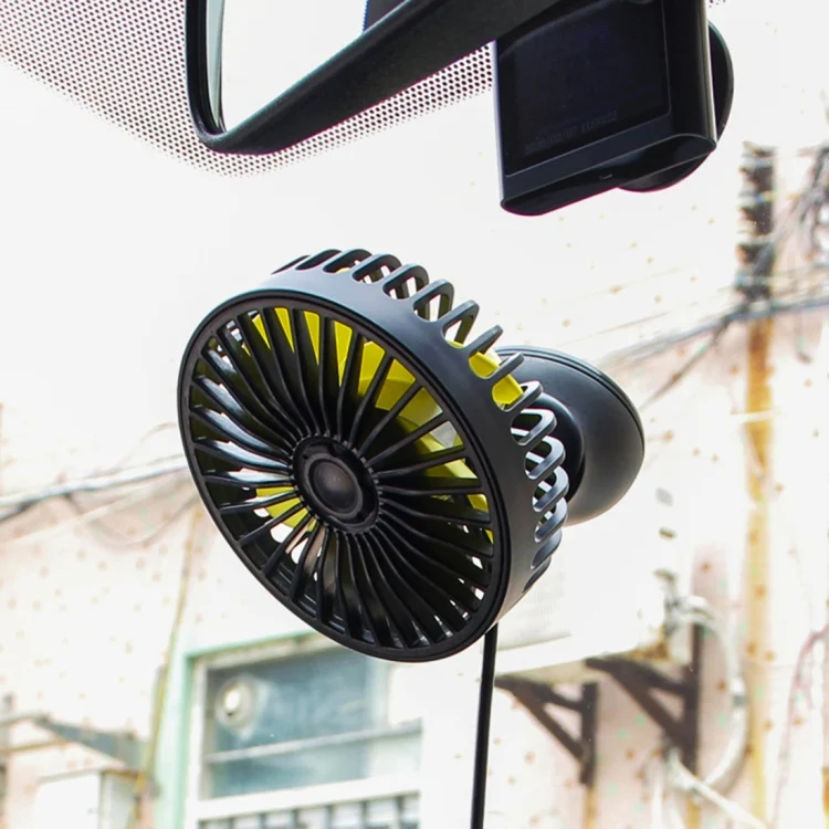 CRP2295_13.webp F403 Portable Car Center Console Sucker Electric Cooling Fan with Aromatherapy - Image 14