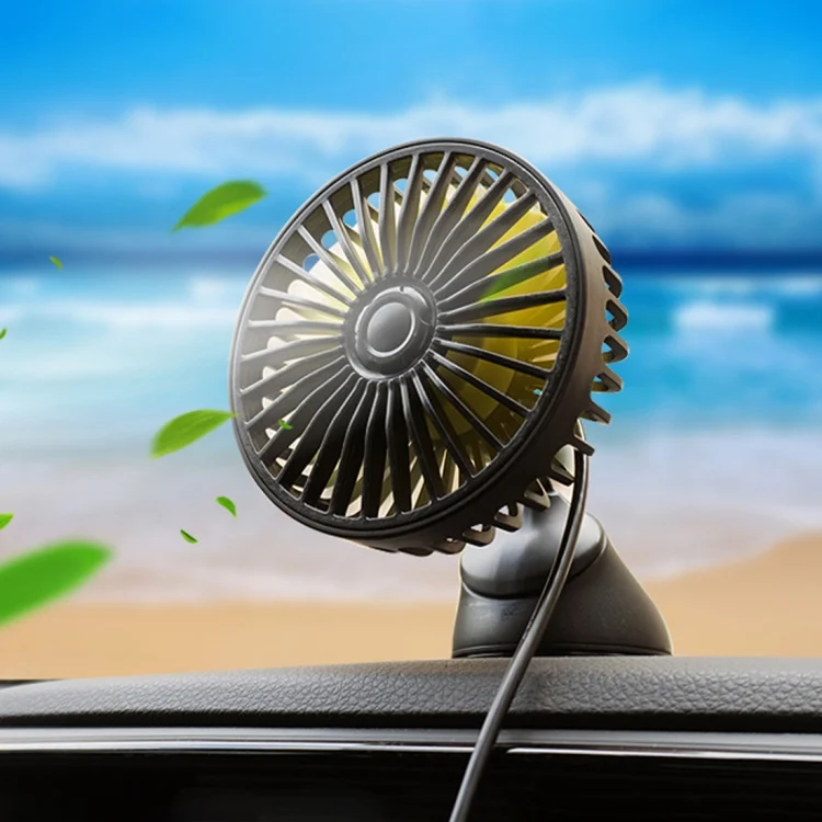 CRP2295_14.webp F403 Portable Car Center Console Sucker Electric Cooling Fan with Aromatherapy - Image 15