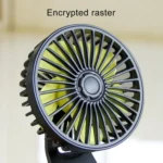F403 Portable Car Center Console Sucker Electric Cooling Fan with Aromatherapy - Image 6