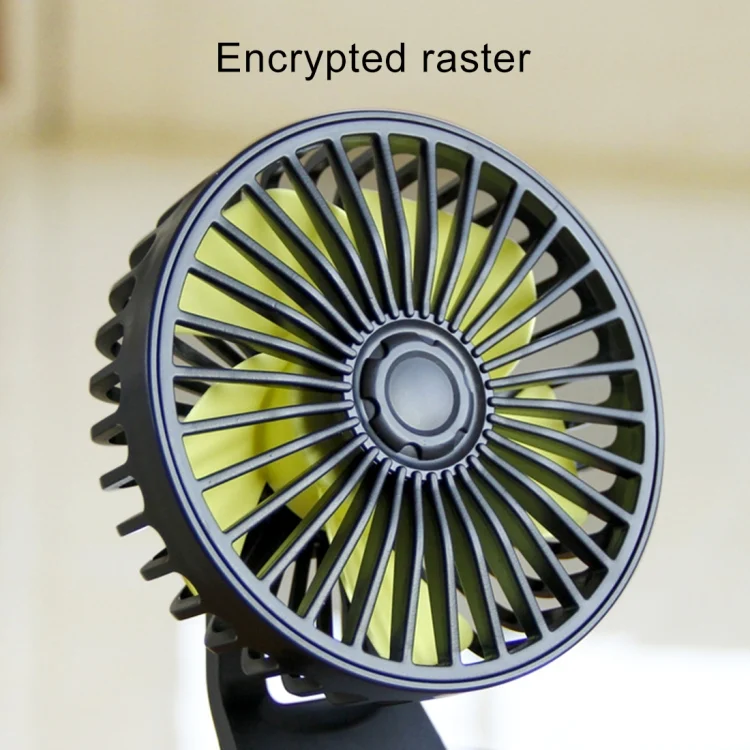 CRP2295_5.webp F403 Portable Car Center Console Sucker Electric Cooling Fan with Aromatherapy - Image 6