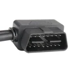 16PIN Car L Shape 90 Degree Connect OBD Diagnostic Extended Cable OBD2 Male to Female Cable - Image 4