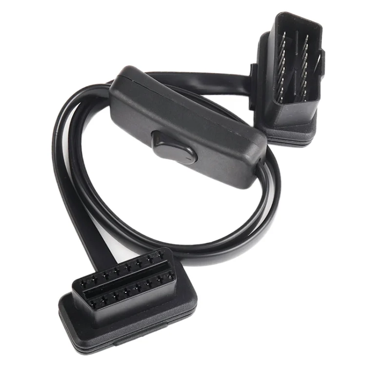 CRP2350_1.webp 16PIN Car Ultra-thin OBD Diagnostic Extended Cable OBD2 Cable with Switch - Image 2
