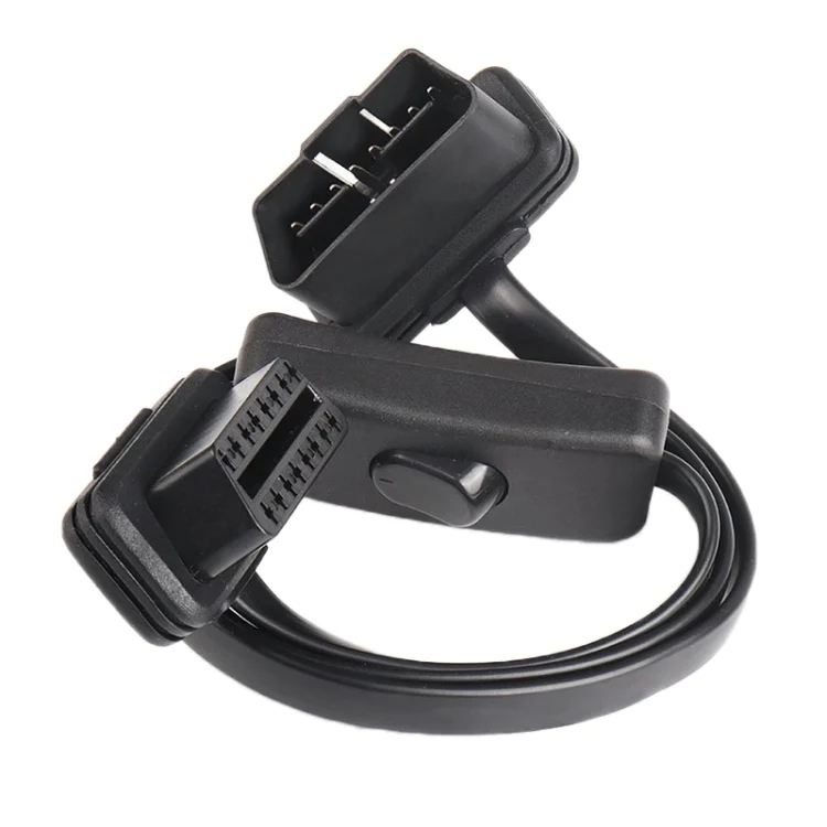 CRP2350_2.webp 16PIN Car Ultra-thin OBD Diagnostic Extended Cable OBD2 Cable with Switch - Image 3