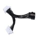 2 in 1 16PIN Car OBD Diagnostic Extended Cable OBD2 Cable - Image 2