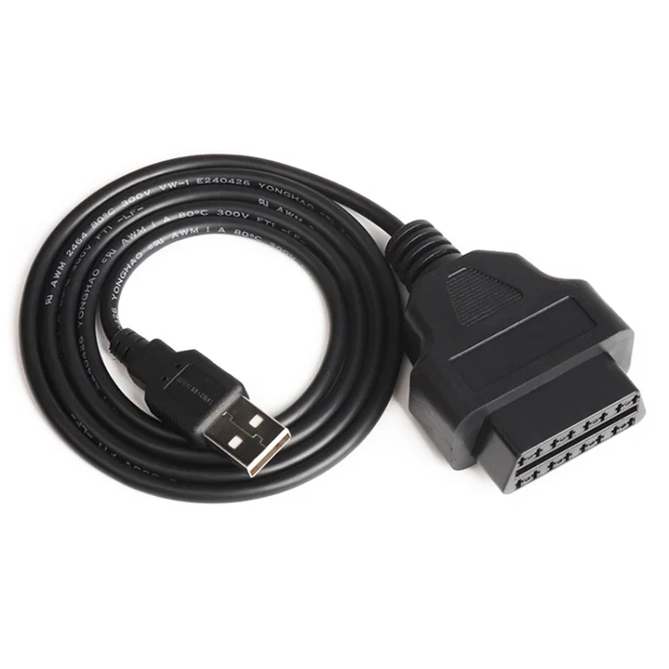 CRP2429_1.webp Car OBD 2 Female to USB Connector OBD Plug GPS Cable, Cable Length: 1m - Image 2