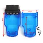 Car OBD 2 Male Connector OBD Plug Fingerprint Case - Image 5