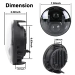7 inch Round LED Motorcycle Headlight Modified Spotlight for Honda - Image 4