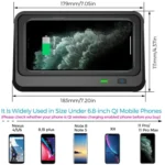 Car Qi Standard Wireless Charger 10W Quick Charging for 2015-2019 Land Rover Discovery Sport, Left Driving - Image 6