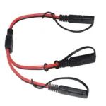 SAE One to Two Connection Extension Cable Car Power Cord - Image 4