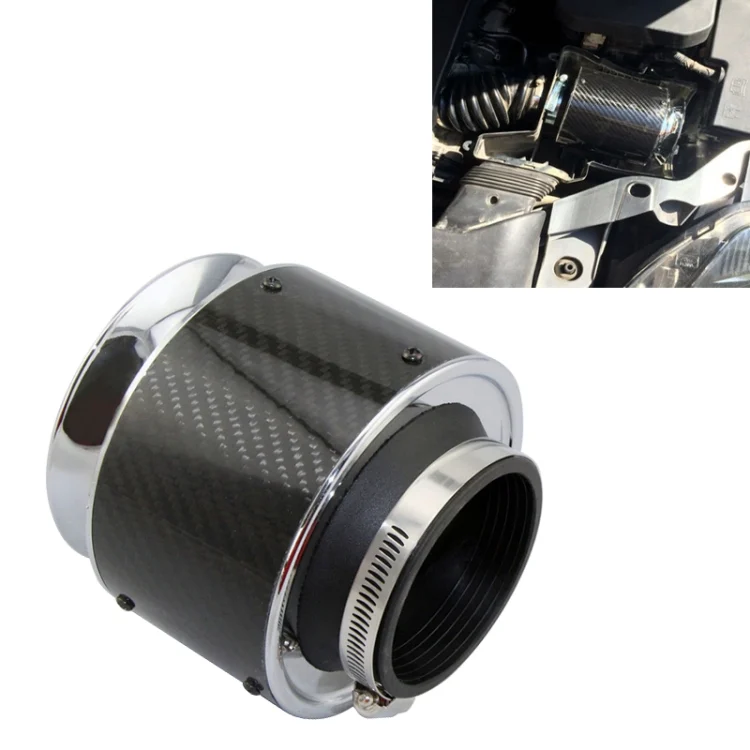 CRP2539.webp XH-UN013 Car Universal Modified High Flow Carbon Fiber Mushroom Head Style Air Filter - Image 1