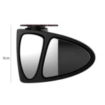 3R-146 3 in 1 Car Rearview Auxiliary Blind Spot Mirror Rear View 146 Front Wheel Mirror for Right Side - Image 3