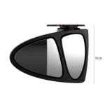 3R-151 3 in 1 Car Rearview Auxiliary Blind Spot Mirror Rear View 146 Front Wheel Mirror for Left Side - Image 3