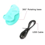 Car Vent Fan Multi-function USB Interface LED Lamp Portable Fan - Image 4