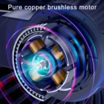 Car Vent Fan Multi-function USB Interface LED Lamp Portable Fan - Image 6