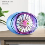 Car Vent Fan Multi-function USB Interface LED Lamp Portable Fan - Image 8
