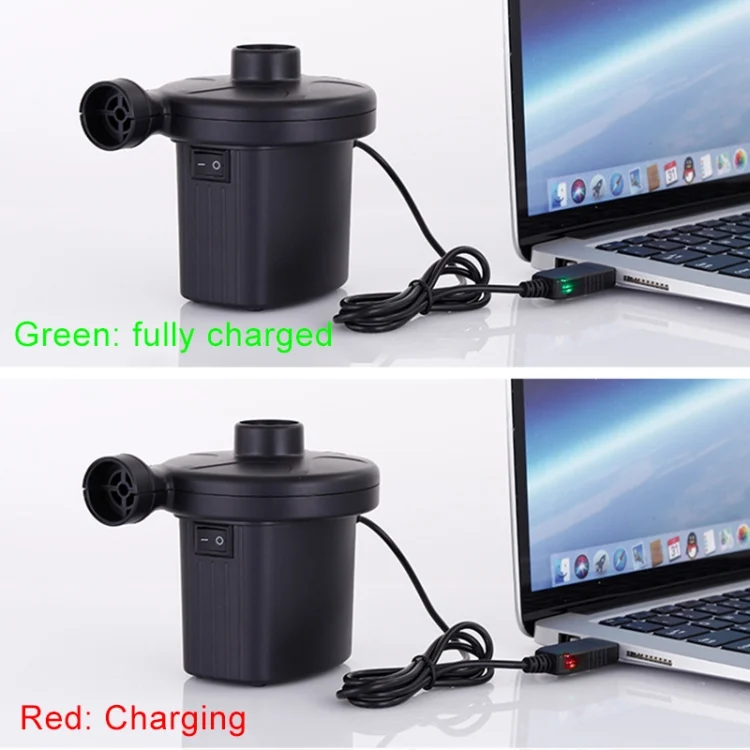 CRP2634_6.webp Car Portable Multifunctional Air Pump Tire Inflator Electric / USB Inflatable Pump - Image 7