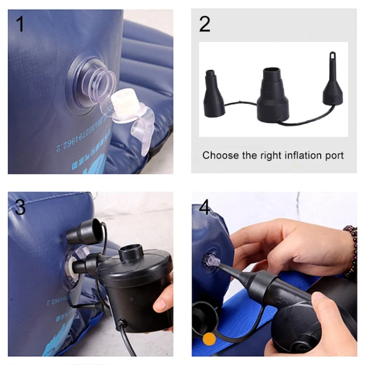 CRP2634_8.webp Car Portable Multifunctional Air Pump Tire Inflator Electric / USB Inflatable Pump - Image 9