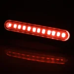 2 PCS D12V / 1W Motorcycle LED Waterproof Side Lights Turn Signal Light - Image 6