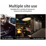 5V 0.1W IPX4 Car Rotating Star Lights Starry Sky Atmosphere Lamp - Image 8