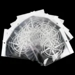 10 PCS Car Compass Pattern Random Decorative Sticker White - Image 3