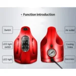 DC 12V 100W Four In One Portable Car Tire Pump Inflatable Pump - Image 3