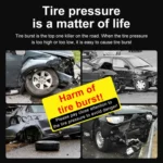 DC 12V 100W Four In One Portable Car Tire Pump Inflatable Pump - Image 10