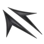 Modified Fender Side Wing Sticker Blade Side Shark Gill Car Body Decorative Sticker for Honda 10th Generation Civic, Bright Black - Image 4