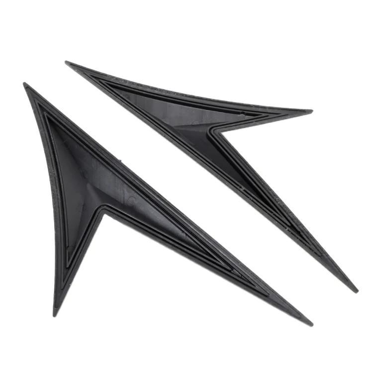 CRP2810_3.webp Modified Fender Side Wing Sticker Blade Side Shark Gill Car Body Decorative Sticker for Honda 10th Generation Civic, Bright Black - Image 4