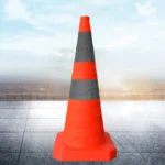 Lift Road Safety Road Cones with Warning Light Height: 70cm
