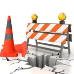 Lift Road Safety Road Cones with Warning Light Height: 70cm - Image 6