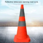 Lift Road Safety Road Cones with Warning Light Height: 70cm - Image 7