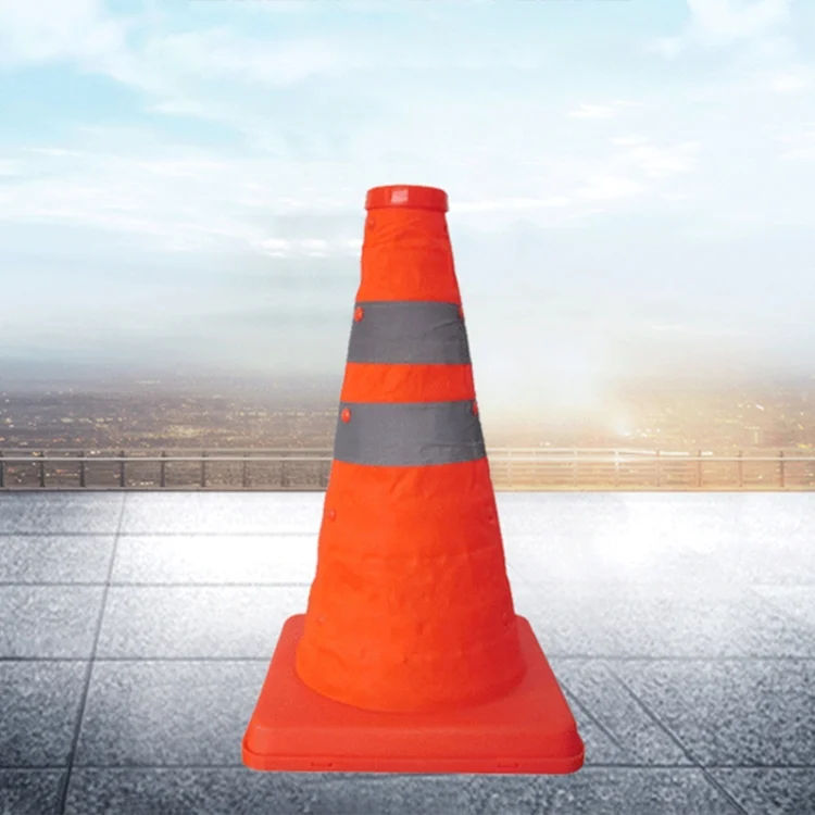 Lift Road Safety Road Cones with Warning Light Height: 30cm