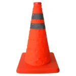 Lift Road Safety Road Cones with Warning Light Height: 30cm - Image 2